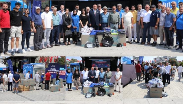 İBB’den Bağcılar’da ki Amatör Spor Kulüplerine Malzeme Yardımı