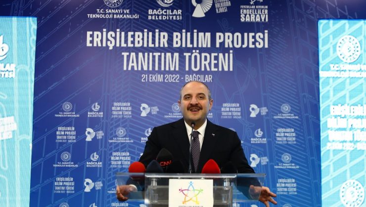 Erişilebilir Bilim Projesi’nin Tanıtımı, Bakan Mustafa Varank’ın katılımıyla yapıldı