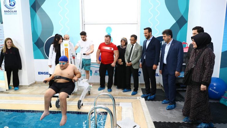 Türkiye’nin ilk engelsiz havuzu Bağcılar’da hizmete girdi