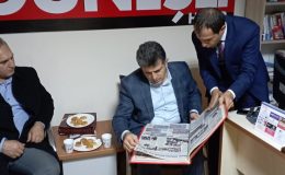<strong>AK Parti’li Başkan Tüysüz Güneşli Haber’i Ziyaret etti</strong>