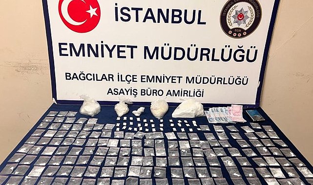 Bağcılar’da 1,5 milyon liralık uyuşturucu ele geçirildi