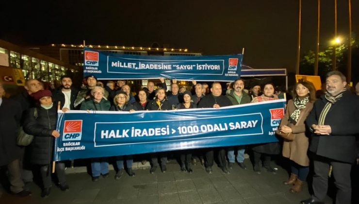 CHP Başkan İmrek İmamoğlu için Demokrasi Nöbetine Katıldı