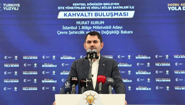 Bakan Kurum ‘Yarısı Bizden’ kampanyasına Bağcılar’dan başvuru sayısını açıkladı