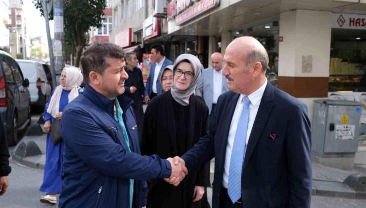 AK Parti adayları, Bağcılar’da sokak sokak seçmeni dinledi