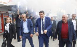 İYİ PARTİ KURUCULARINDAN ERSİN BEYAZ’A MUHTEŞEM KARŞILAMA