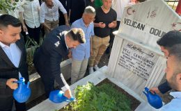 Ülkücü Şehit Velican Oduncu Kabri Başında Yad Edildi
