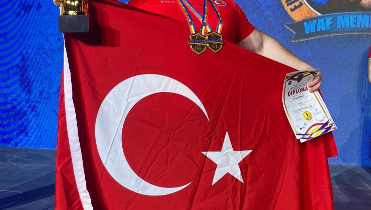 Avrupa Şampiyonu Erkan Damar iki altın madalya kazandı