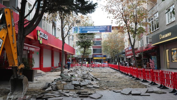 Bağcılar Çarşı Caddesi modern görünümüne kavuşuyor