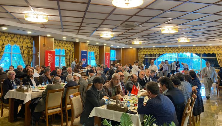 Saadet Partisi Bağcılar’da STK başkanları ve kanaat önderleri ile bir araya geldi