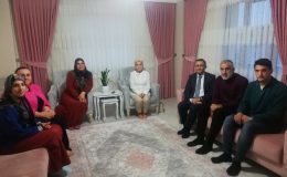 Kaymakam Uçgun Şehit Ailesini Ziyaret Etti