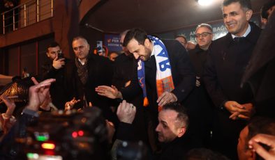 BAŞKAN ABDULLAH ÖZDEMİR’E MUHTEŞEM KARŞILAMA