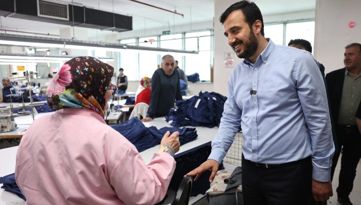 Bağcılar Belediyesi’nden tekstil atölyelerine ziyaret