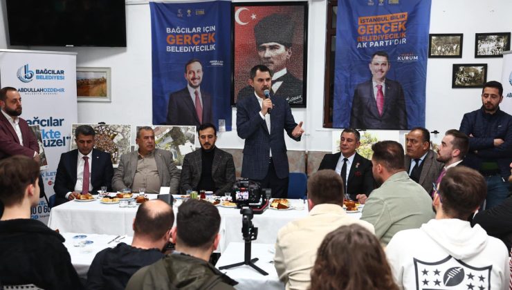 Murat Kurum Mahmutbey’de gençlerle bir araya geldi