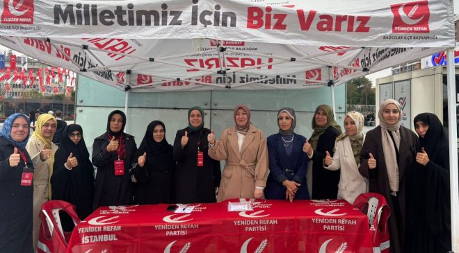Yeniden Refah Partili Kadınlar Bağcılar’da Sahaya İndi
