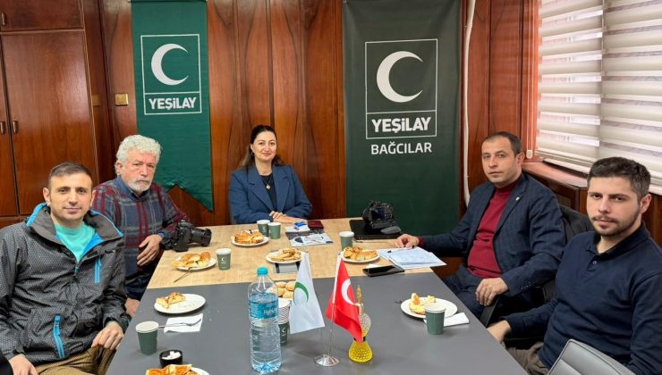 Yeşilay Bağcılar Şube Gazetecileri Ağırladı